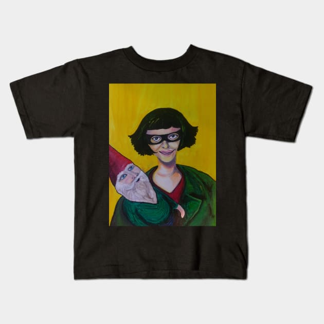 Amelie Kids T-Shirt by berrypaint